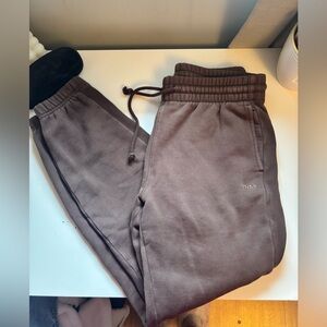 Mocha Brown TNA boyfriend fit Sweatpants